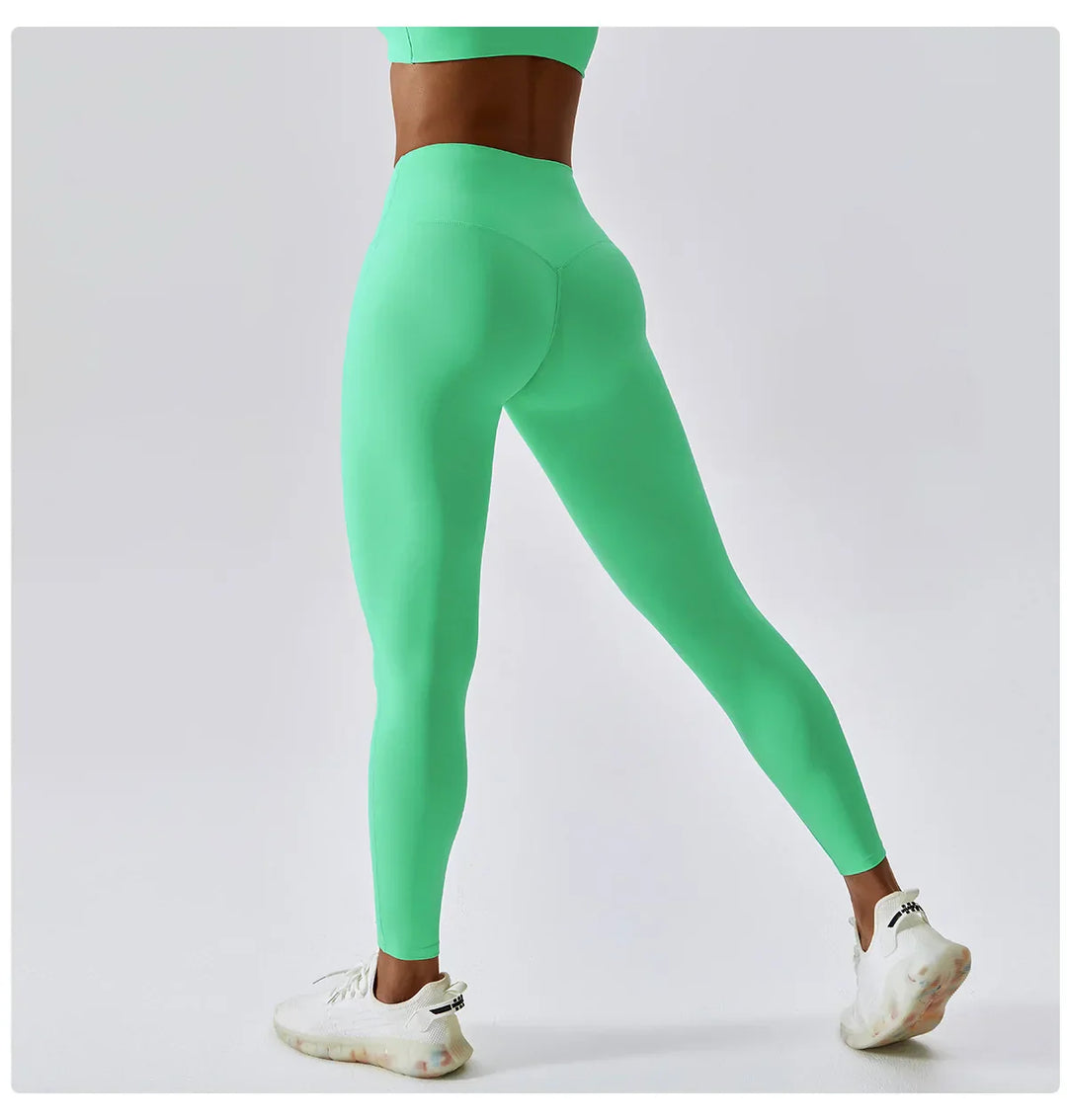 Mirla | Andningsbara Push-Up Yoga Leggings med Peach Lift-Eva Jonsson