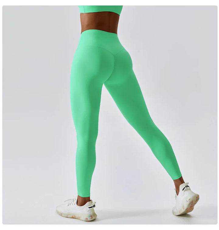 Mirla | Andningsbara Push-Up Yoga Leggings med Peach Lift-Eva Jonsson