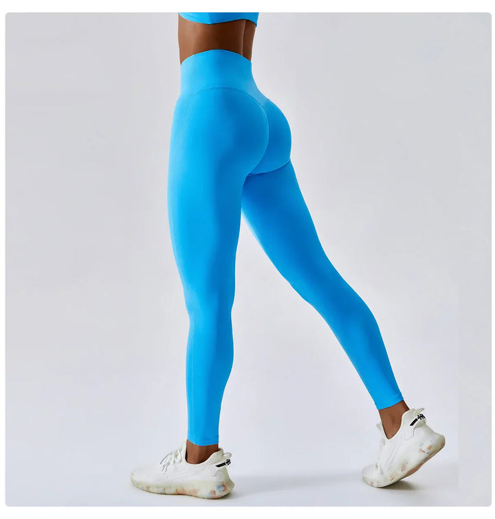Mirla | Andningsbara Push-Up Yoga Leggings med Peach Lift-Eva Jonsson