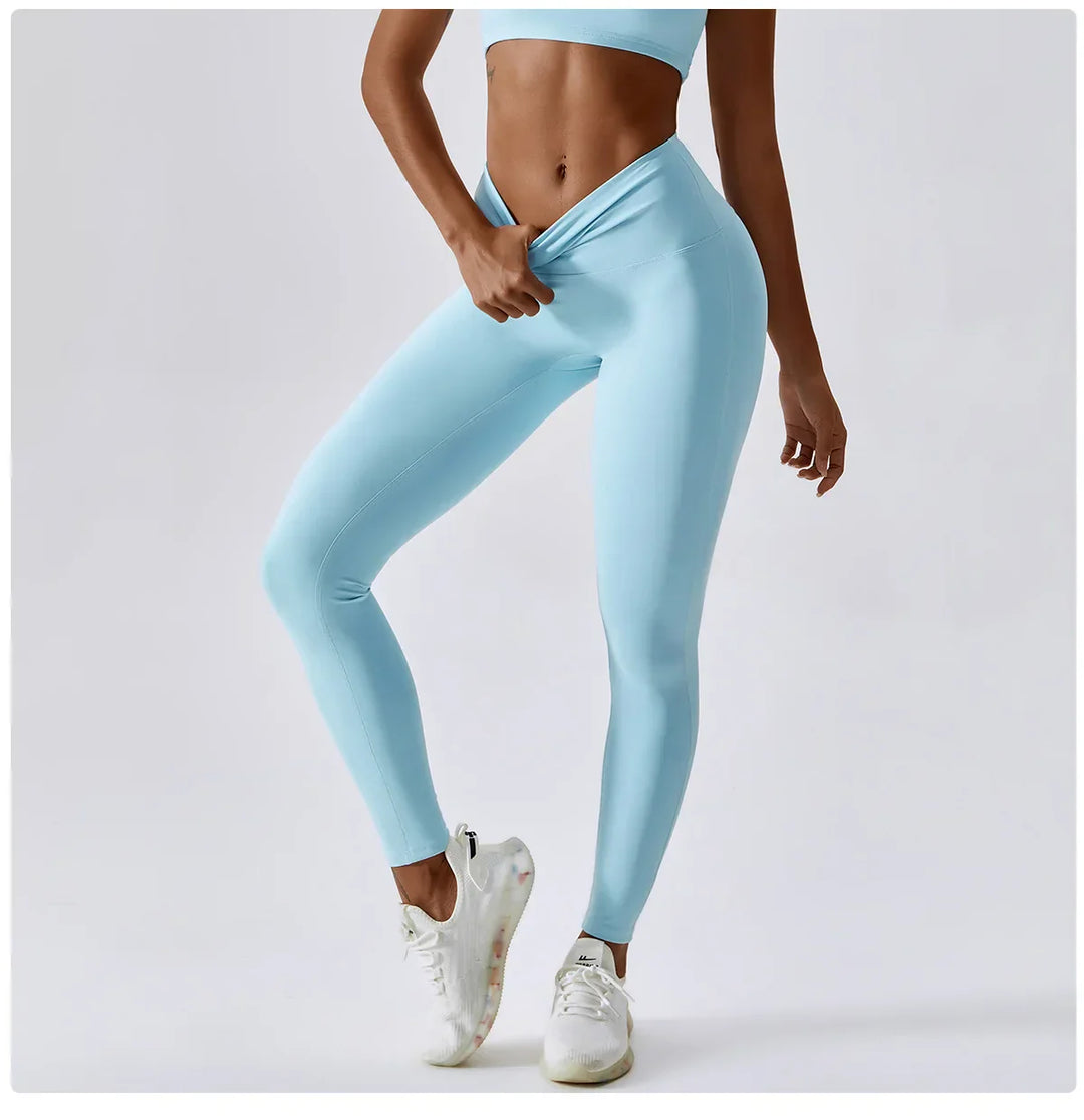 Mirla | Andningsbara Push-Up Yoga Leggings med Peach Lift-Eva Jonsson