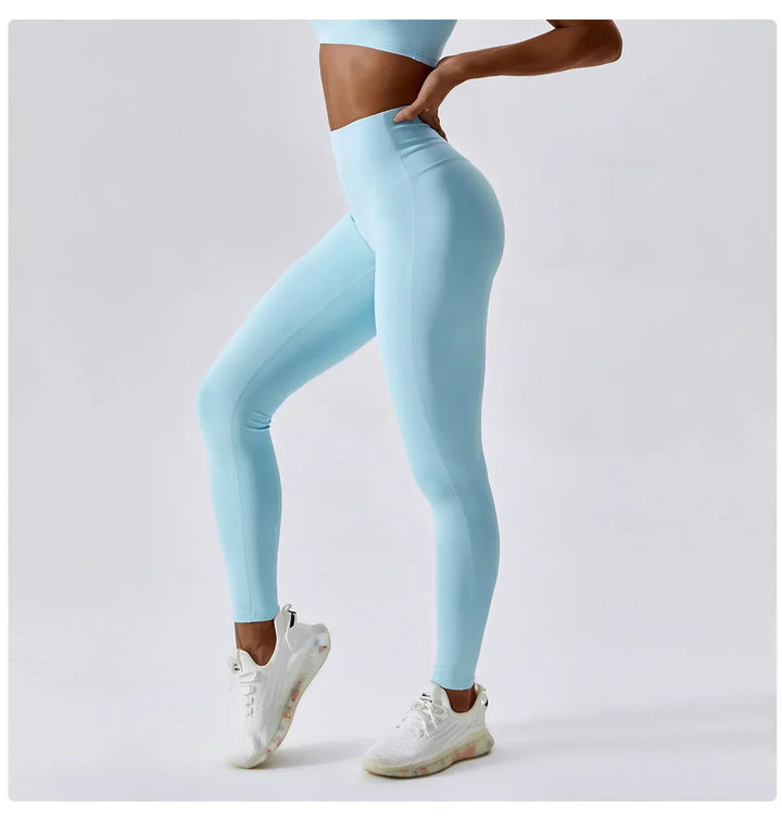 Mirla | Andningsbara Push-Up Yoga Leggings med Peach Lift-Eva Jonsson