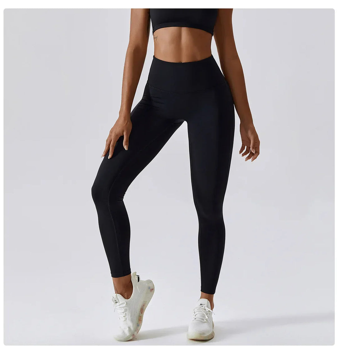 Mirla | Andningsbara Push-Up Yoga Leggings med Peach Lift-Eva Jonsson