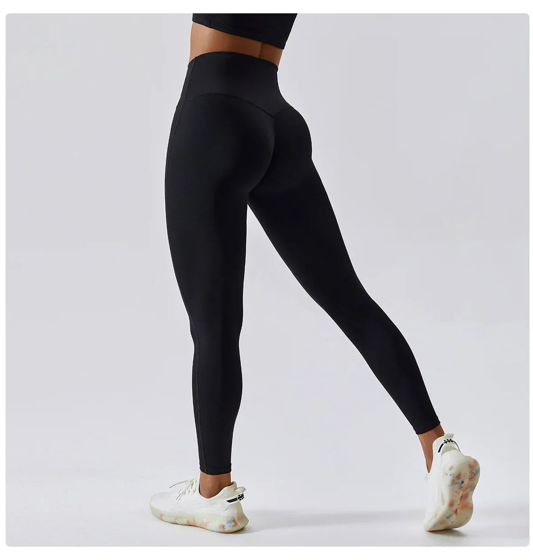 Mirla | Andningsbara Push-Up Yoga Leggings med Peach Lift-Eva Jonsson