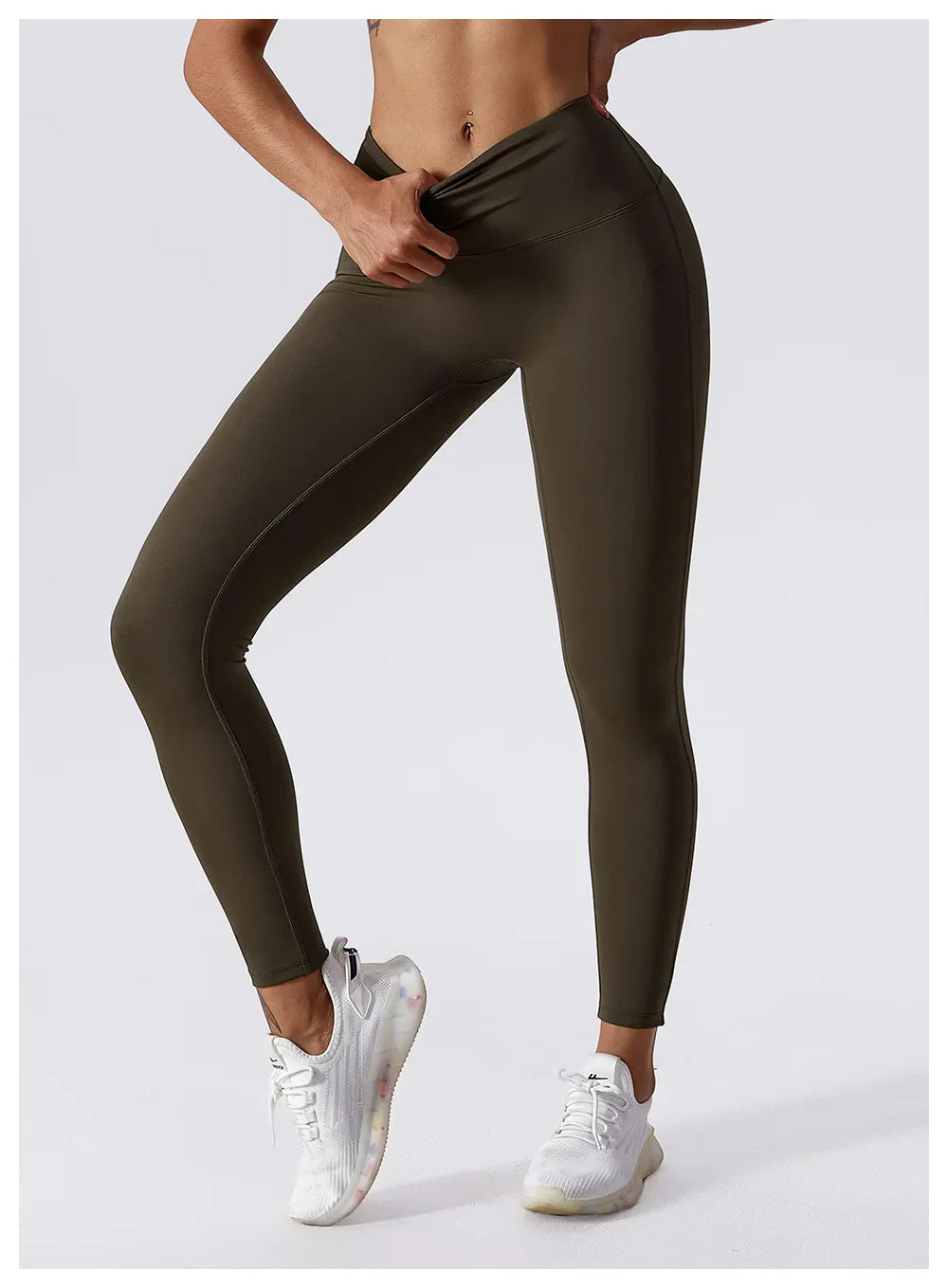 Mirla | Andningsbara Push-Up Yoga Leggings med Peach Lift-Eva Jonsson
