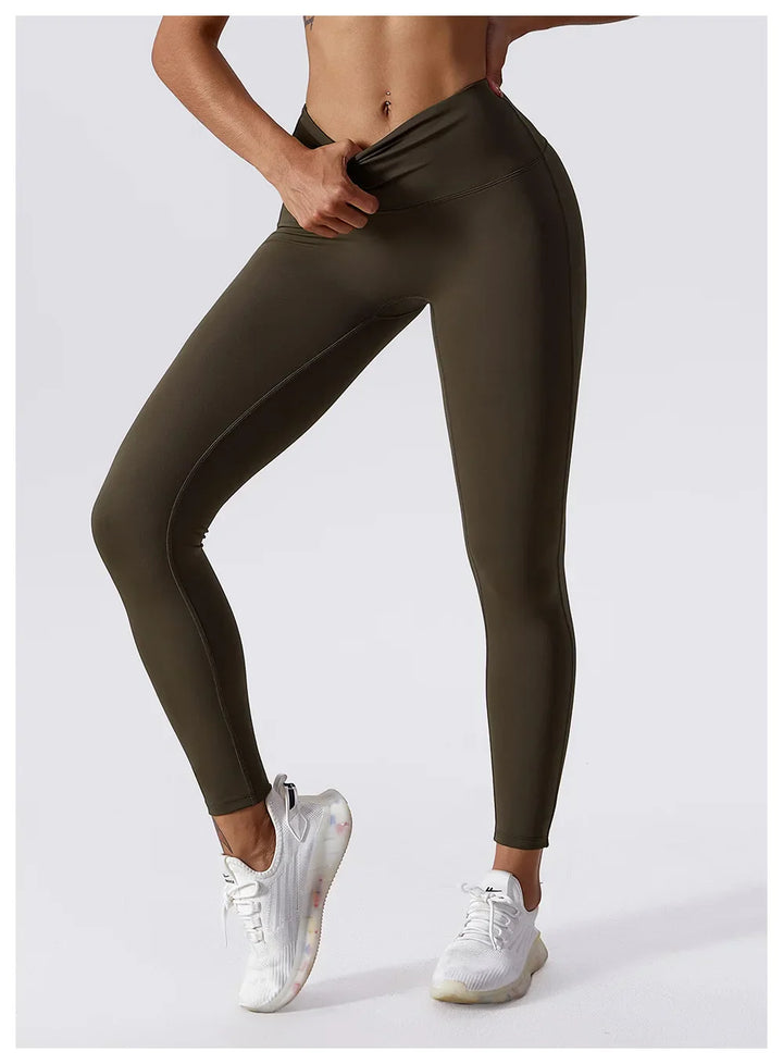 Mirla | Andningsbara Push-Up Yoga Leggings med Peach Lift-Eva Jonsson