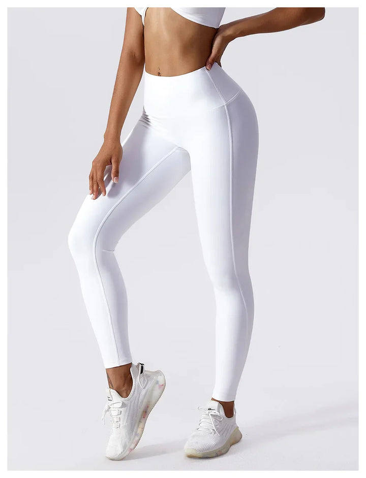 Mirla | Andningsbara Push-Up Yoga Leggings med Peach Lift-Eva Jonsson