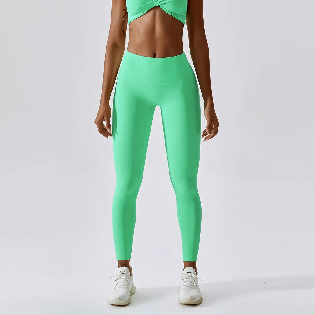 Mirla | Andningsbara Push-Up Yoga Leggings med Peach Lift-Eva Jonsson