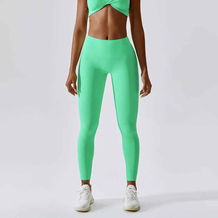 Mirla | Andningsbara Push-Up Yoga Leggings med Peach Lift-Eva Jonsson