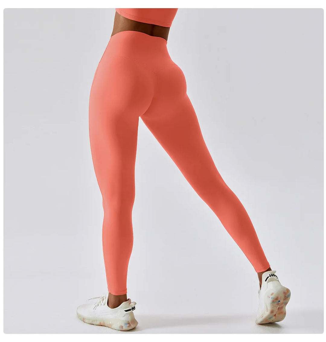 Mirla | Andningsbara Push-Up Yoga Leggings med Peach Lift-Eva Jonsson