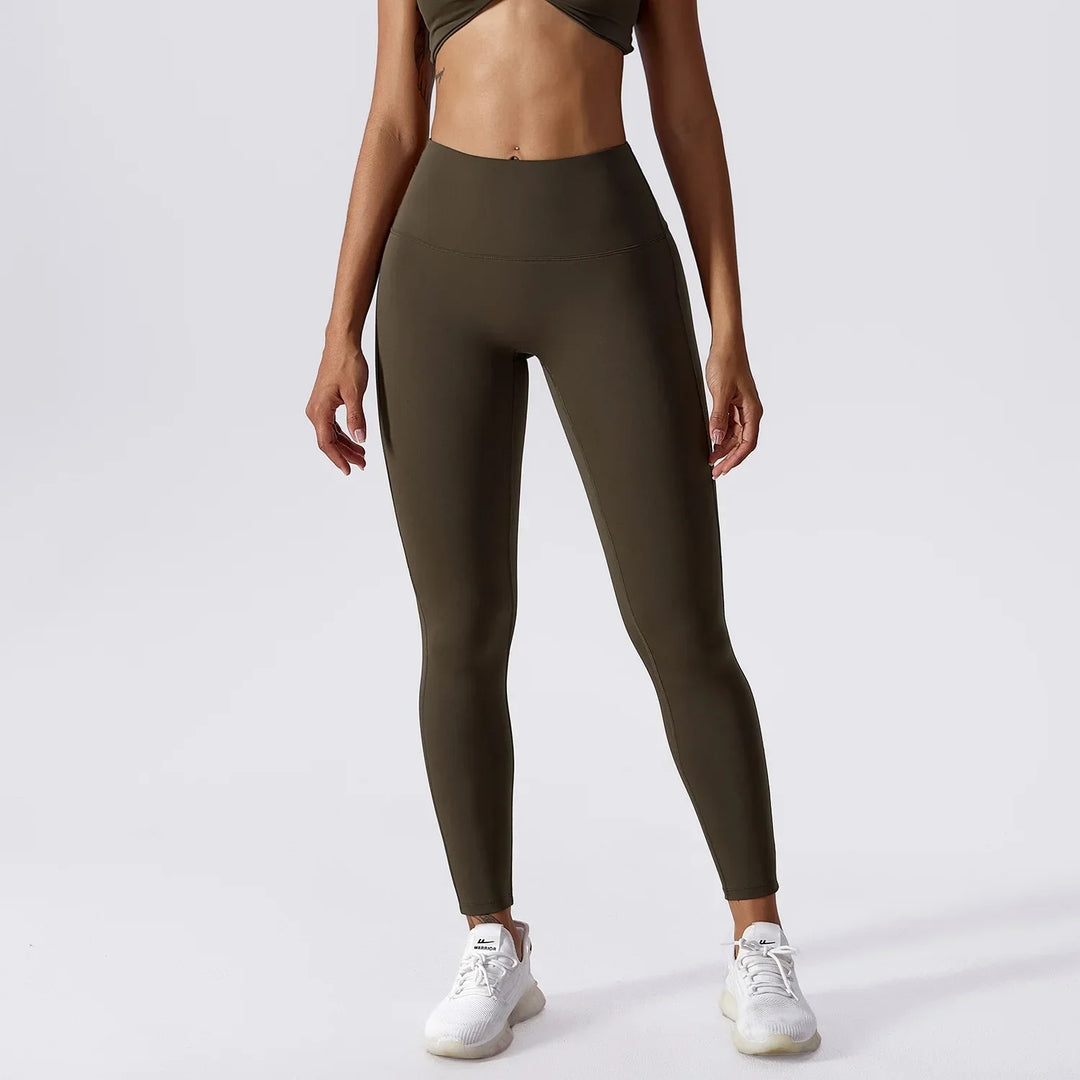 Mirla | Andningsbara Push-Up Yoga Leggings med Peach Lift-Eva Jonsson