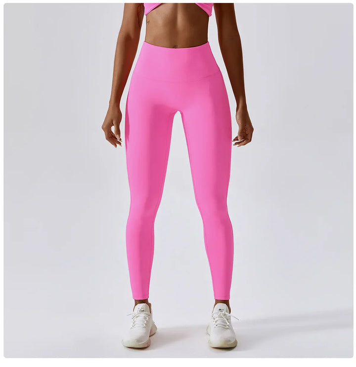 Mirla | Andningsbara Push-Up Yoga Leggings med Peach Lift-Eva Jonsson