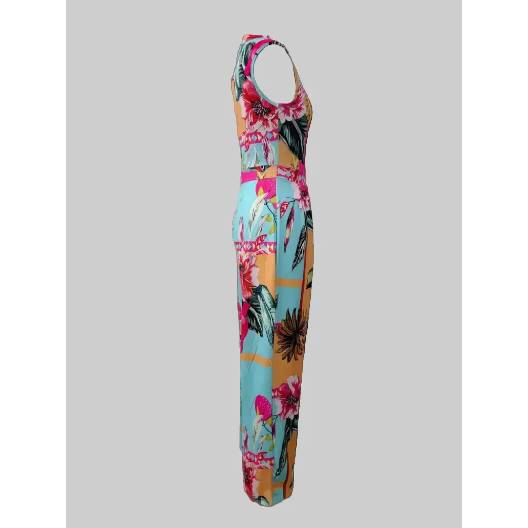 Mirla | Ärmlös Jumpsuit - Boho - Blomtryck Vida Ben-Eva Jonsson