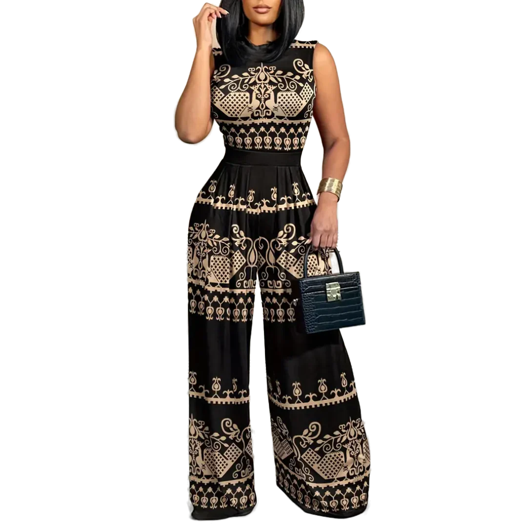 Mirla | Ärmlös Jumpsuit - Boho - Blomtryck Vida Ben-Eva Jonsson