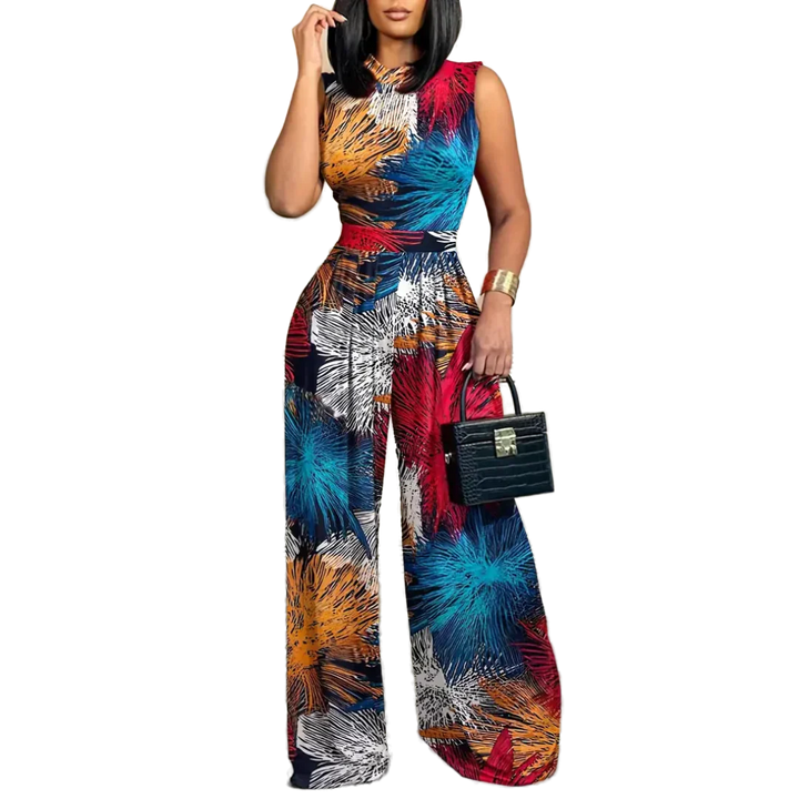 Mirla | Ärmlös Jumpsuit - Boho - Blomtryck Vida Ben-Eva Jonsson
