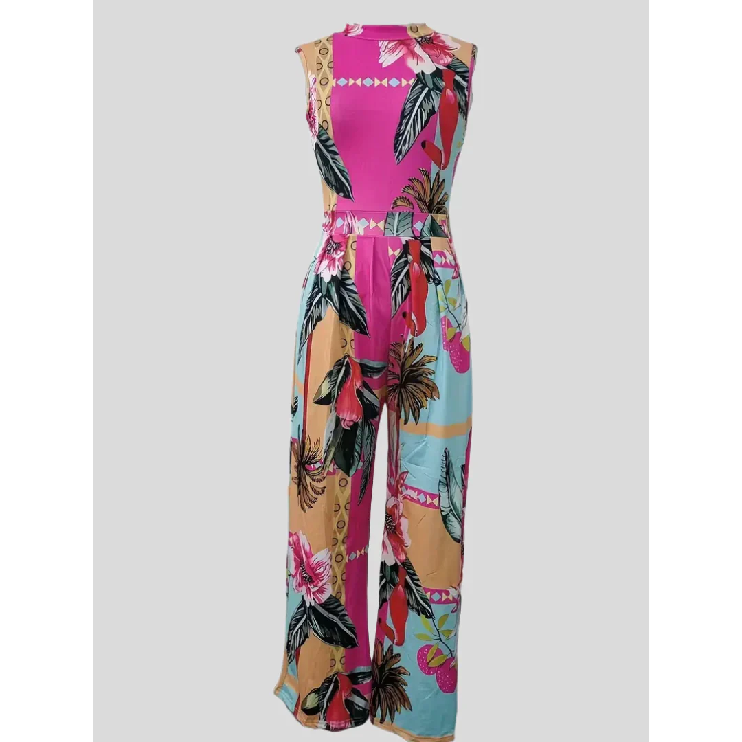 Mirla | Ärmlös Jumpsuit - Boho - Blomtryck Vida Ben-Eva Jonsson