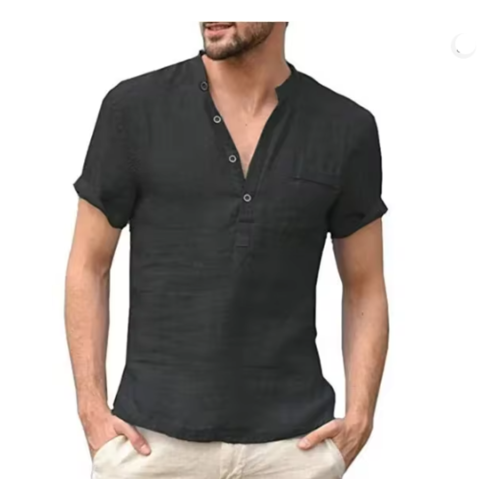 Mirla | Avslappnad sommar-lin t-shirt-Eva Jonsson