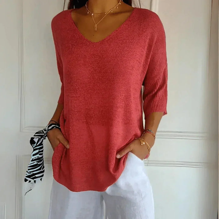 Mirla | Avslappnat Elegant Top-Eva Jonsson