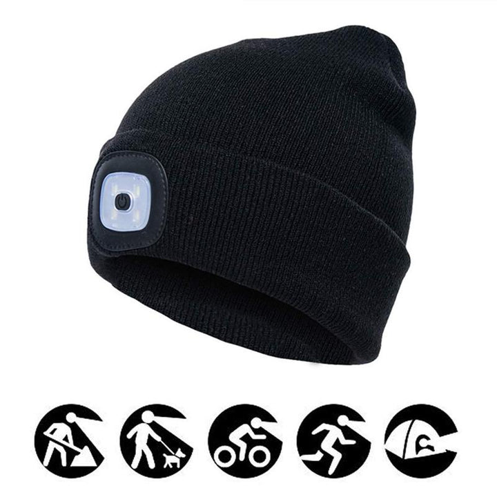 Mirla | Avtagbar LED Pannlampa Beanie Hatt-Eva Jonsson