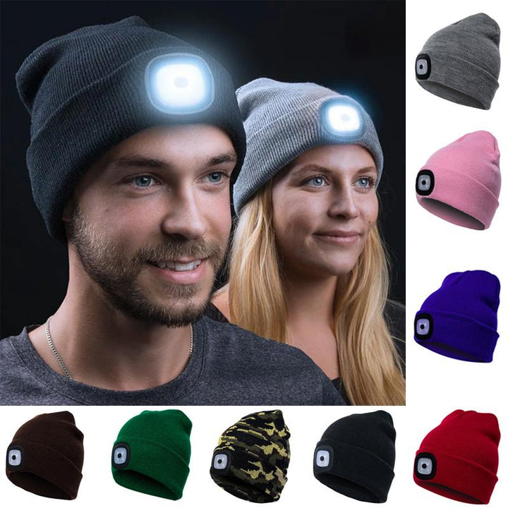 Mirla | Avtagbar LED Pannlampa Beanie Hatt-Eva Jonsson