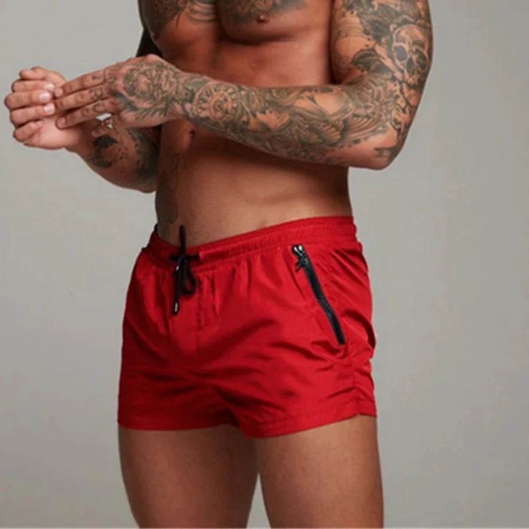 Mirla | Baddräkt Snabbt Torkande Badshorts med Modern Design-Eva Jonsson