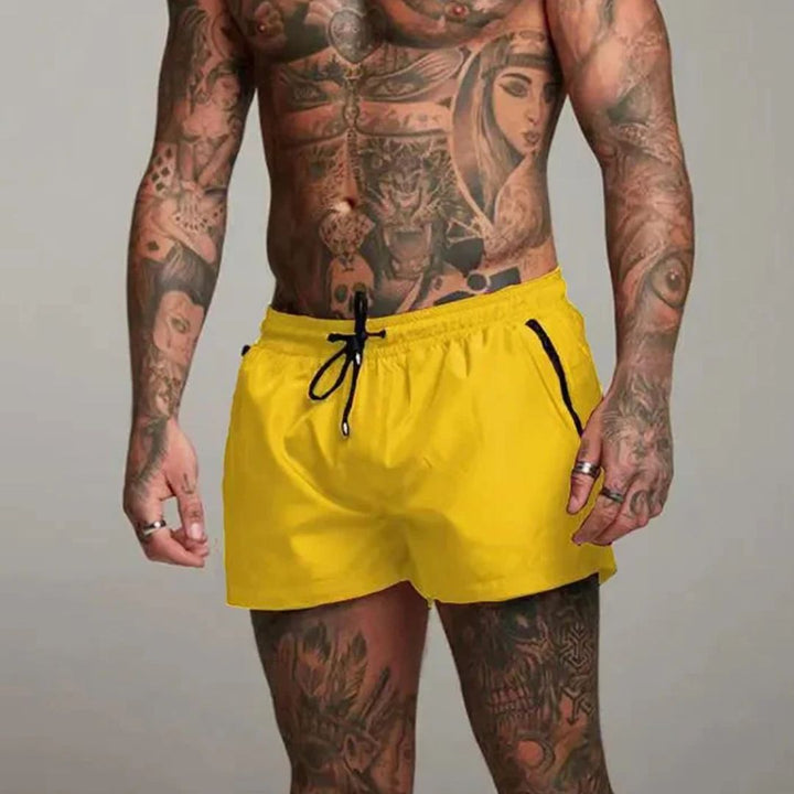 Mirla | Baddräkt Snabbt Torkande Badshorts med Modern Design-Eva Jonsson