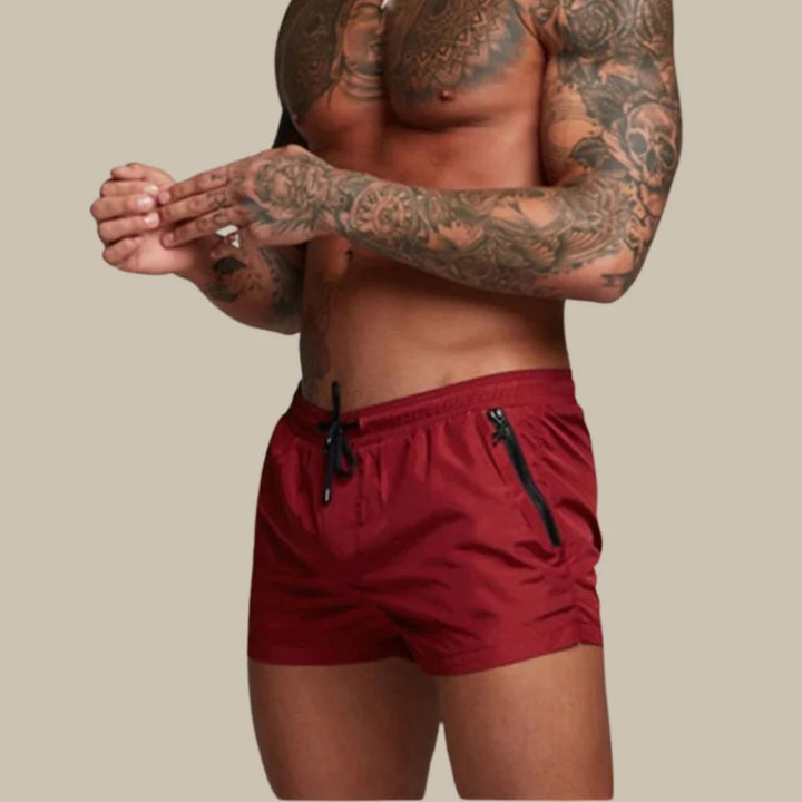 Mirla | Baddräkt Snabbt Torkande Badshorts med Modern Design-Eva Jonsson