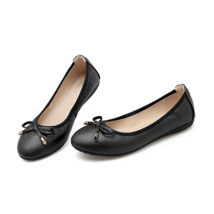 Mirla | Ballerinas med rosettdetalj-Eva Jonsson