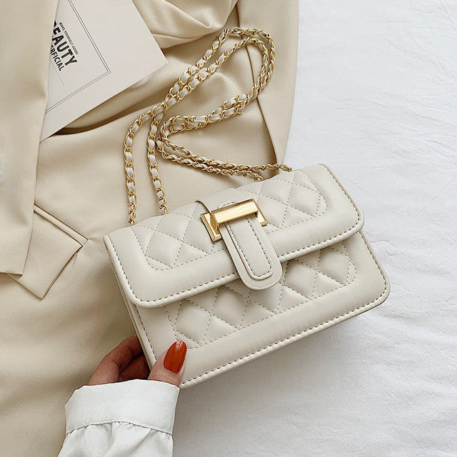 Mirla | Beige axelväska-Eva Jonsson