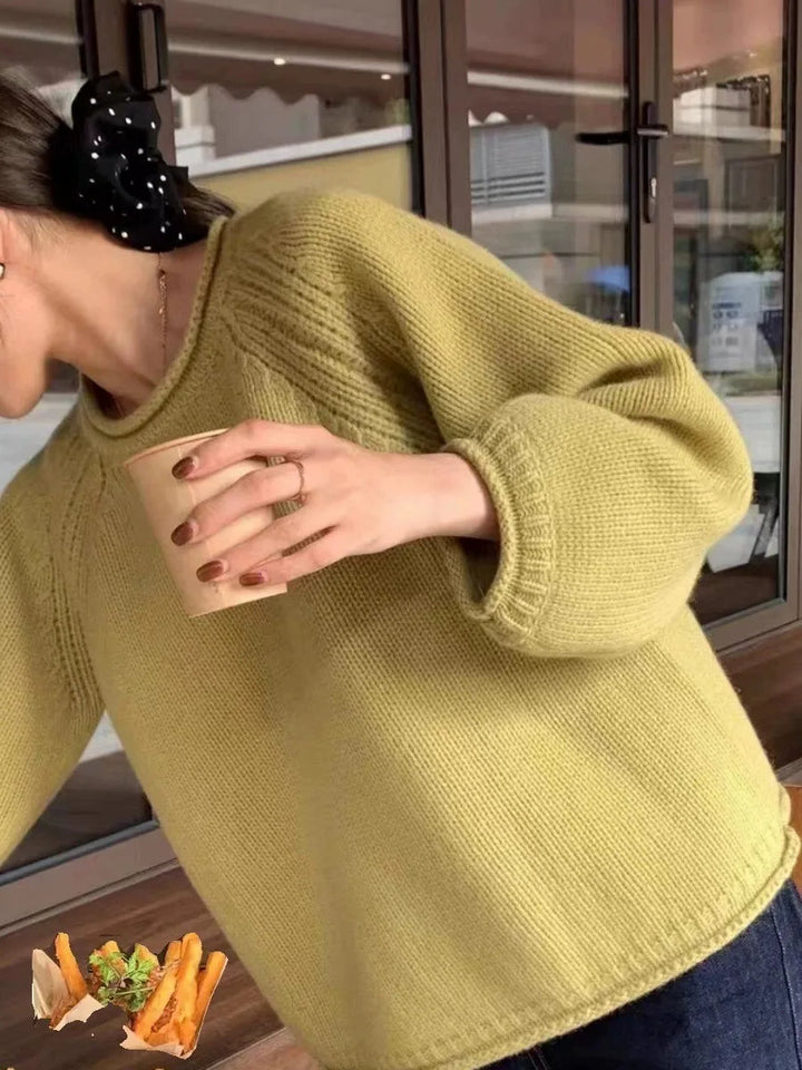 Mirla | Bekväm Oversized Stickad Tröja för Avslappnad Komfort-Eva Jonsson