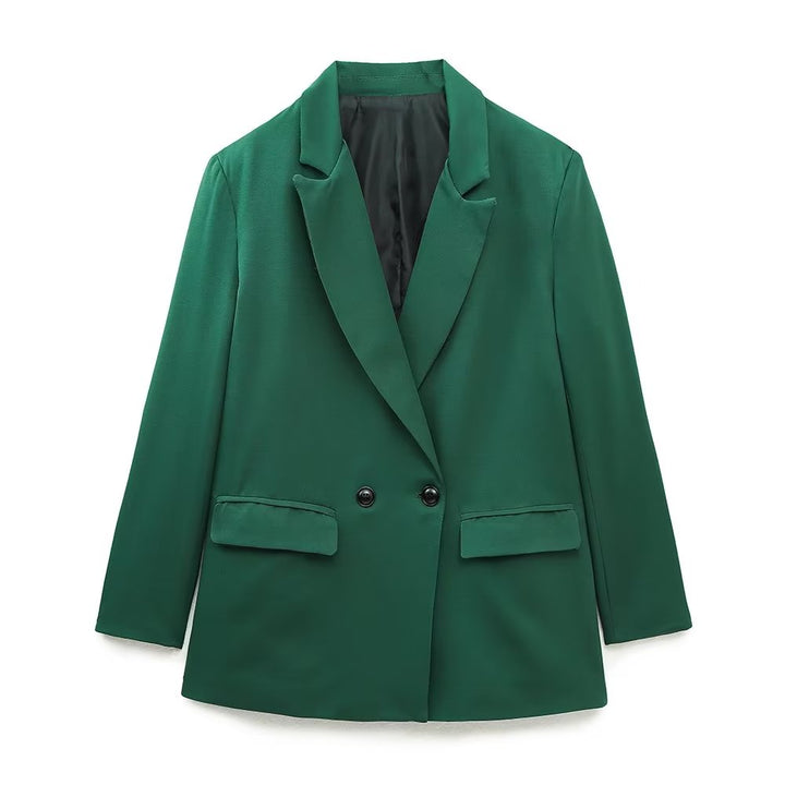 Mirla | Bekväm Trendig Lång Blazer för Hösten-Eva Jonsson