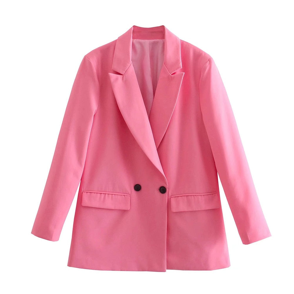 Mirla | Bekväm Trendig Lång Blazer för Hösten-Eva Jonsson