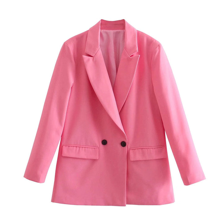 Mirla | Bekväm Trendig Lång Blazer för Hösten-Eva Jonsson