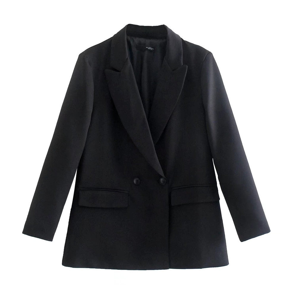 Mirla | Bekväm Trendig Lång Blazer för Hösten-Eva Jonsson