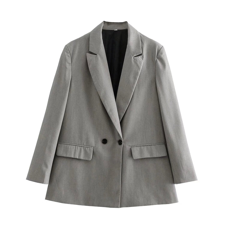 Mirla | Bekväm Trendig Lång Blazer för Hösten-Eva Jonsson