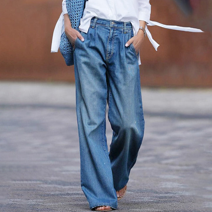 Mirla | Bekväma löst skurna damjeans-Eva Jonsson