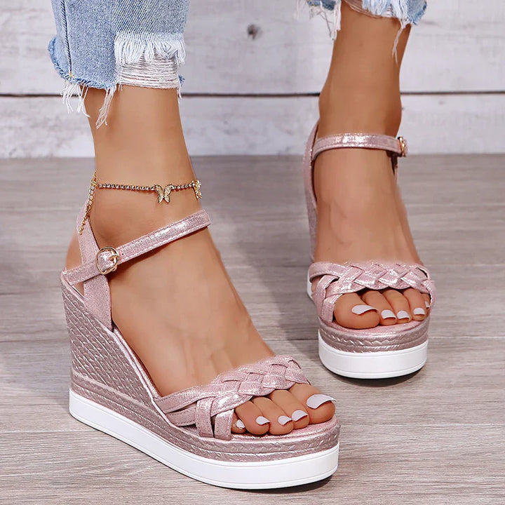Mirla | Better Off That Way Wedges Sandaler-Eva Jonsson