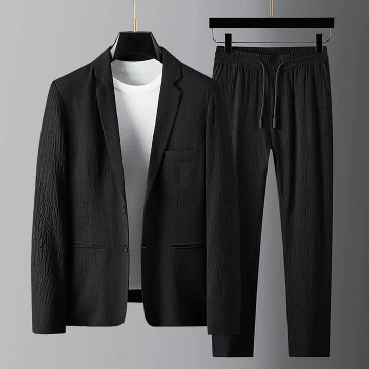 Mirla | Blazer och Dra-Kabel-Byxor Set för Män-Eva Jonsson