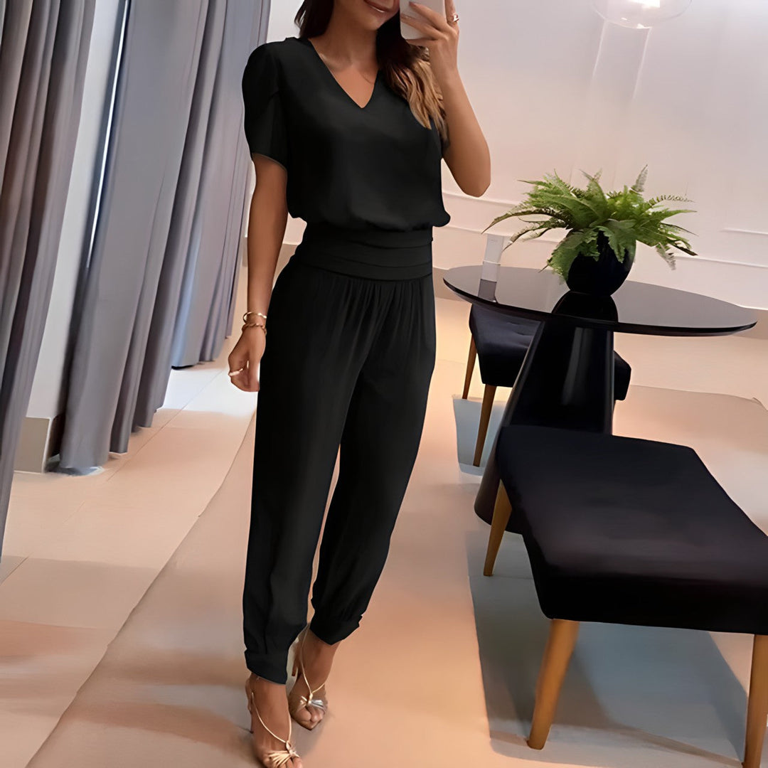 Mirla | Blus I Byxor - Stilfull Elegans Och Komfort-Eva Jonsson