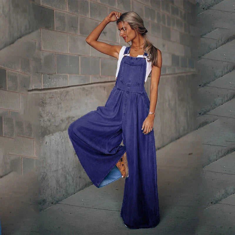 Mirla | Boho Oversize Denim Byxdress-Eva Jonsson