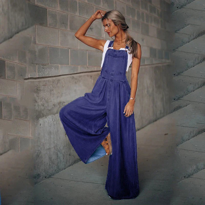 Mirla | Boho Oversize Denim Byxdress-Eva Jonsson