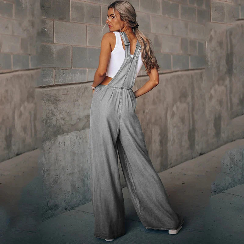 Mirla | Boho Oversize Denim Byxdress-Eva Jonsson
