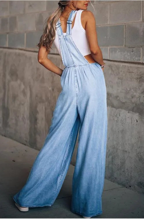 Mirla | Boho Oversize Denim Byxdress-Eva Jonsson