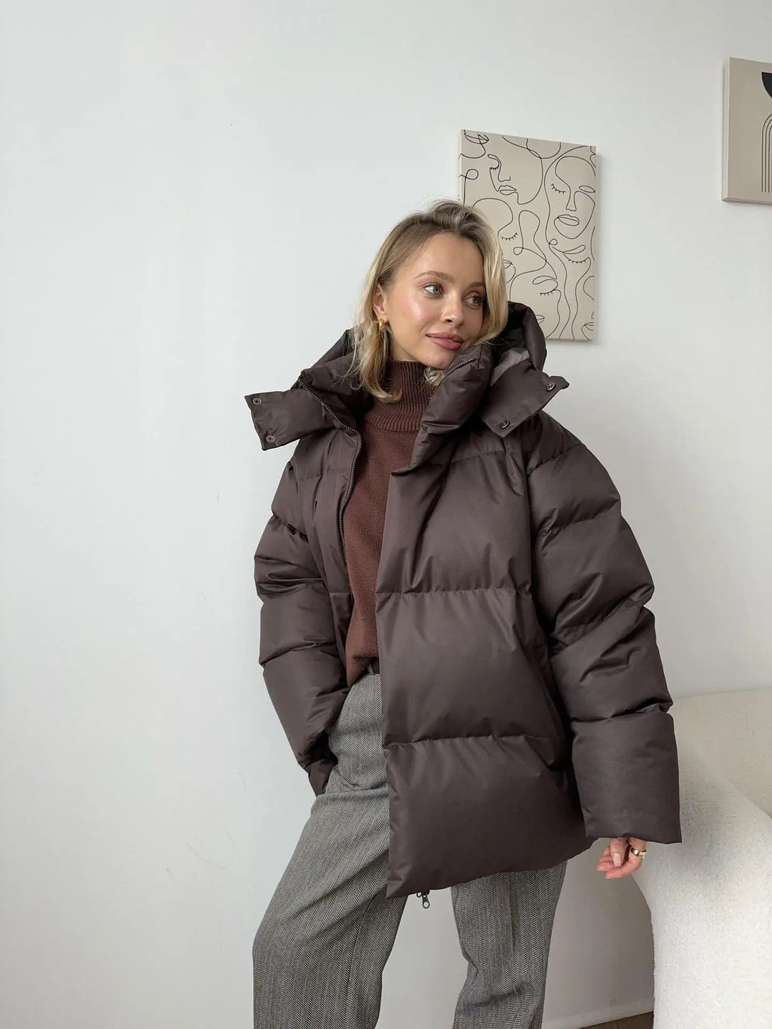 Mirla | Bomull-puffjacka-Eva Jonsson