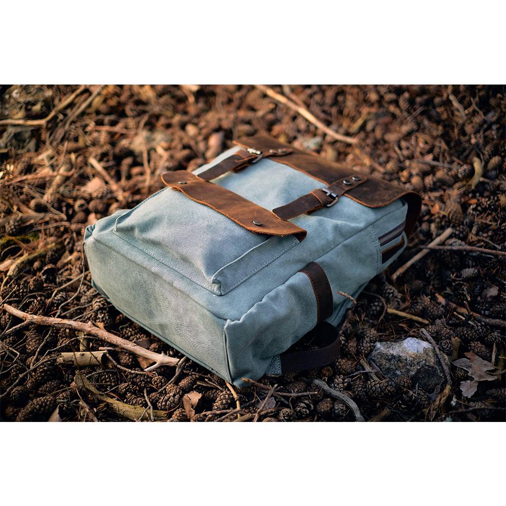 Mirla | Canvas Ryggsäck - Stockholm - Stilig och Hållbar Ryggsäck för Det Dagliga Användandet-Eva Jonsson