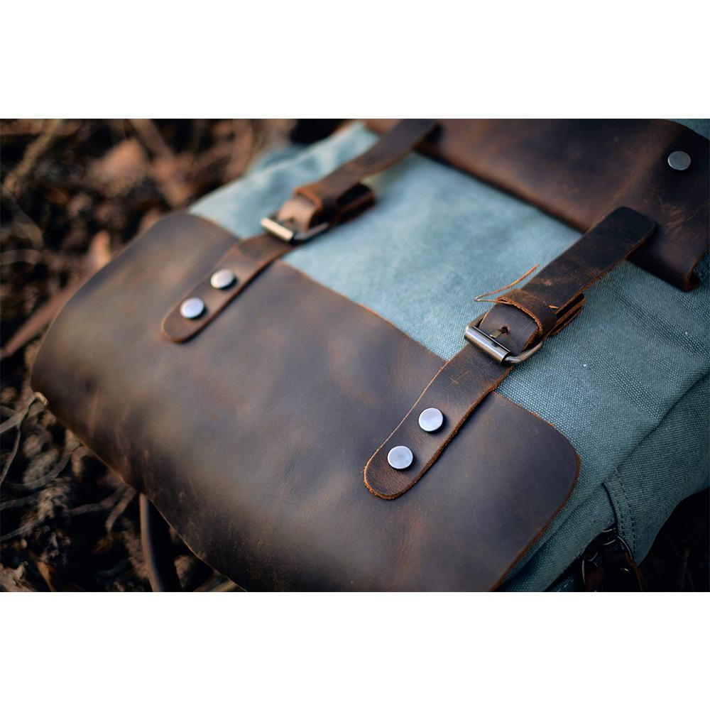 Mirla | Canvas Ryggsäck - Stockholm - Stilig och Hållbar Ryggsäck för Det Dagliga Användandet-Eva Jonsson