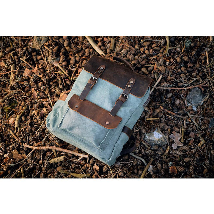 Mirla | Canvas Ryggsäck - Stockholm - Stilig och Hållbar Ryggsäck för Det Dagliga Användandet-Eva Jonsson