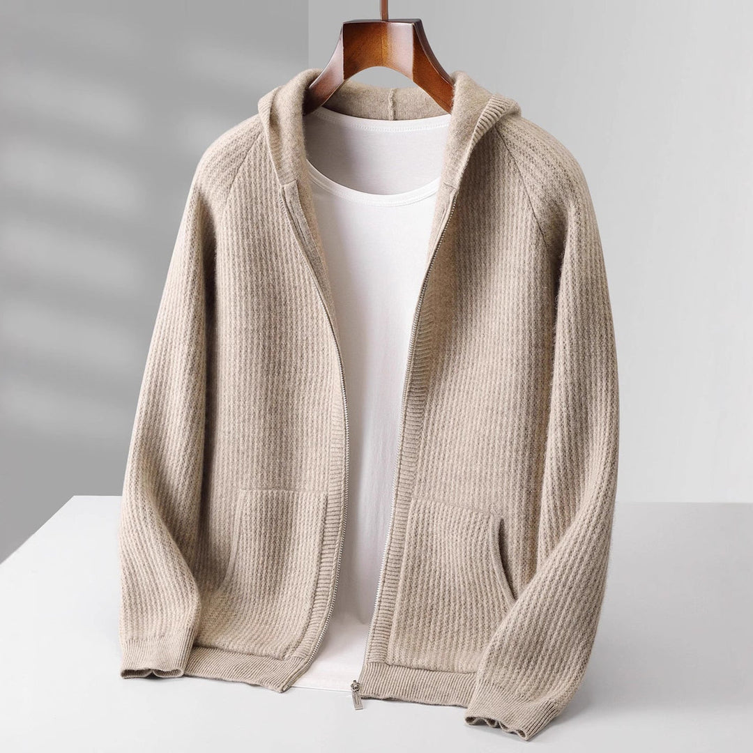 Mirla | Cashmere Dragkedja Hoodie-Eva Jonsson