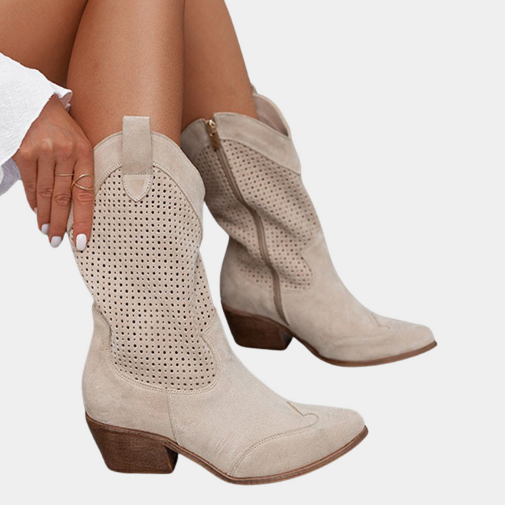 Mirla | Cowboystil Ortopediska Stövlar för Kvinnor Bekväma & Moderiktiga-Eva Jonsson