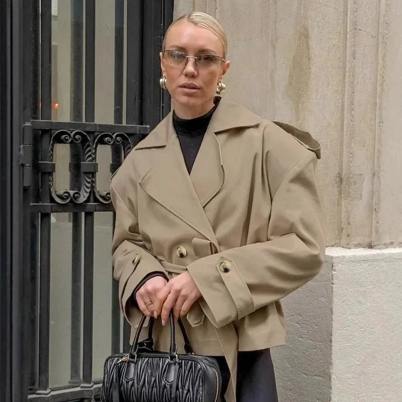 Mirla | Croppad Trenchcoat-Eva Jonsson