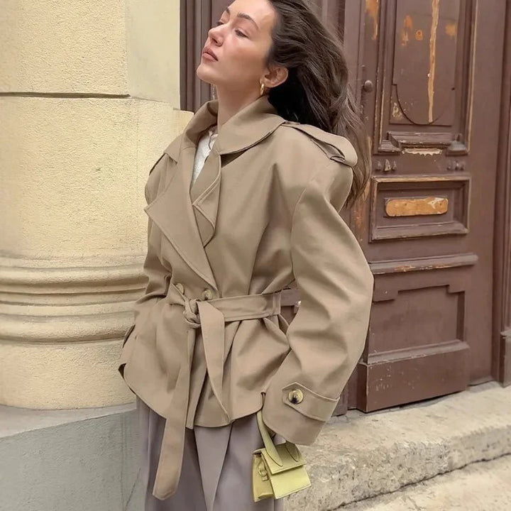 Mirla | Croppad Trenchcoat-Eva Jonsson